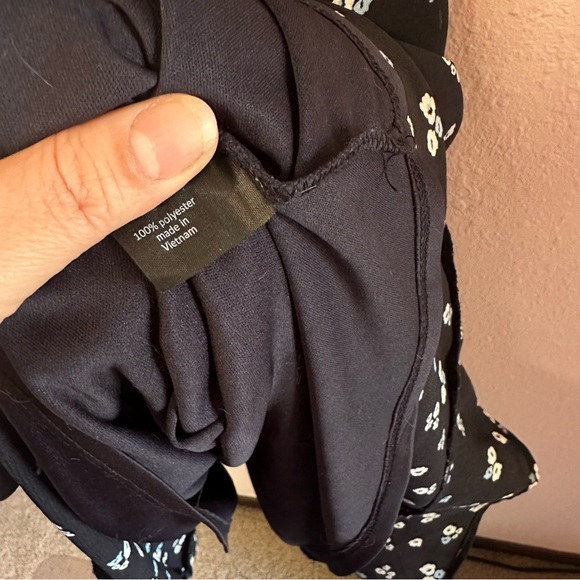 Lane Bryant Navy Flowy Floral Dress, Size 18 - Picture 11 of 11